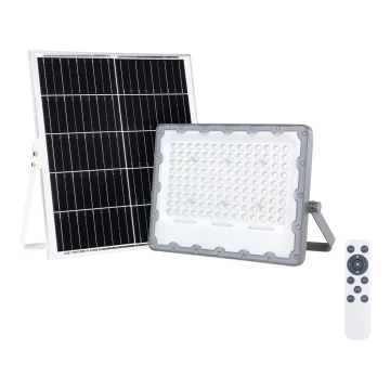 LED Reflektor se solárním panelem FOCUS 100W/15000 mAh 3,2V 6000K IP65 + dálkové ovládání