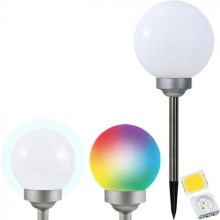 LED RGB Solární lampa LED/0,2W/AA 1,2V/600mAh IP44