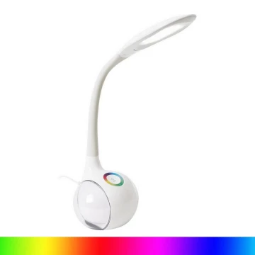 LED RGB Stmívatelná stolní  lampa LED/7W/230V bílá