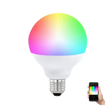 LED RGB Stmívatelná žárovka CONNECT E27/13W 2700 - 6500K - Eglo