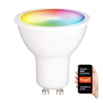 LED RGB Stmívatelná žárovka GU10/5W/230V 2700-6500K Wi-Fi Tuya