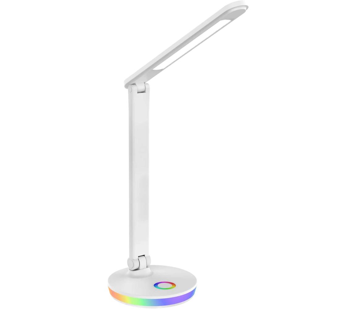 Polux LED RGBW Stmívatelná dotyková stolní lampa NEPTUN LED/7W/230V bílá SA1941
