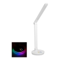 LED RGBW Stmívatelná stolní lampa s funkcí powerbanky LED/12W/5V 2800-6000K bílá