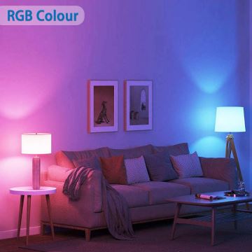LED RGBW Stmívatelná žárovka A60 E27/9W/230V 2700-6500K Wi-Fi - Aigostar