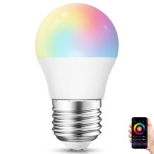 LED RGBW Stmívatelná žárovka G45 E27/6,5W/230V 2700-6500K Wi-Fi - Aigostar