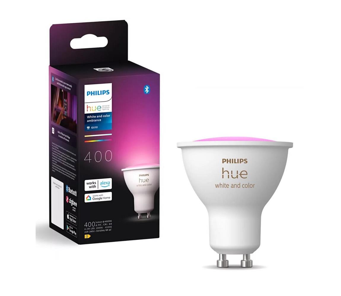 Philips LED RGBW Stmívatelná žárovka Philips Hue WACA GU10/4,2W/230V 2000-6500K 