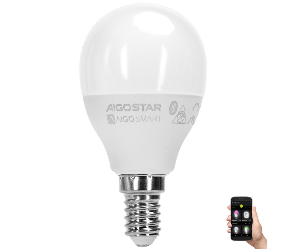 Aigostar B.V. LED RGBW Žárovka G45 E14/4,9W/230V 2700-6500K - Aigostar AI0583