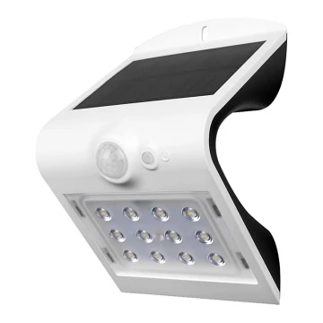 LED Solární nástěnné svítidlo se senzorem LED/1.5W/3,7V IP65