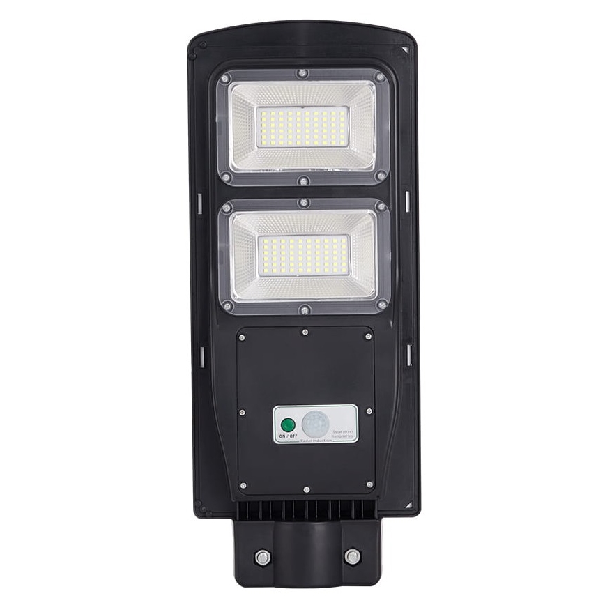 LED Solární pouliční lampa se senzorem STREET 2xLED/6W/3,2V IP65 + dálkové ovládání