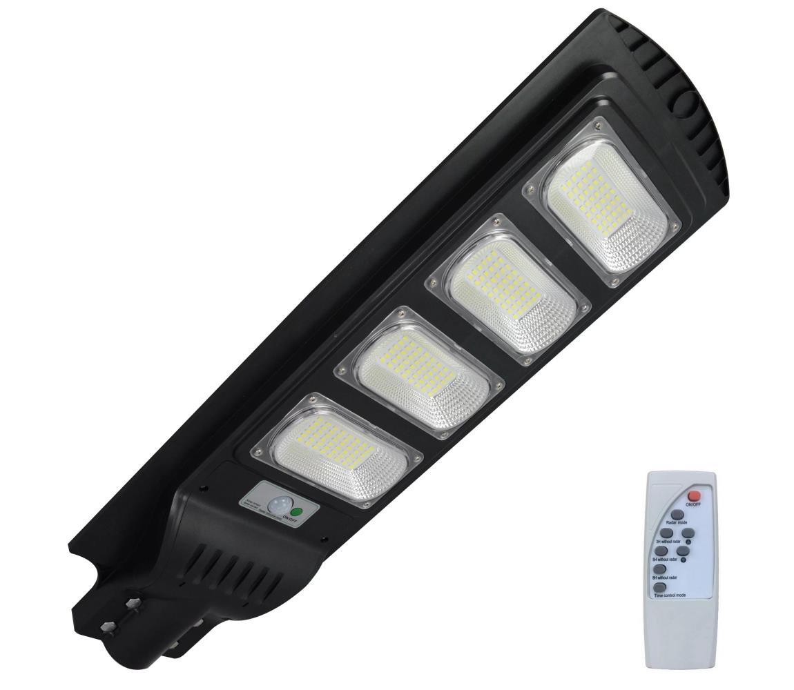 Polux LED Solární pouliční lampa se senzorem STREET LED/15W/3,2V IP65 + DO SA1819