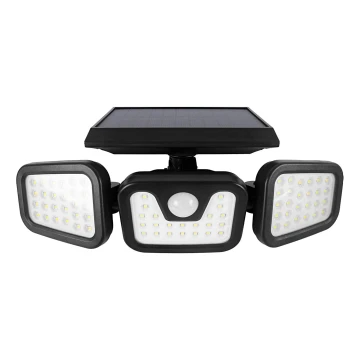 LED Solární reflektor se senzorem LED/1,5W/3,7V 6000K IP44