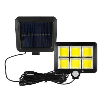 LED Solární reflektor se senzorem LED/1,5W/3,7V 6000K IP44