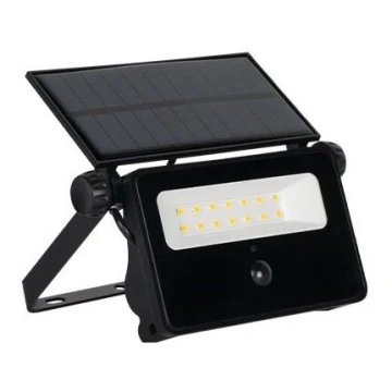 LED Solární reflektor se senzorem LED/30W/5,5V IP65