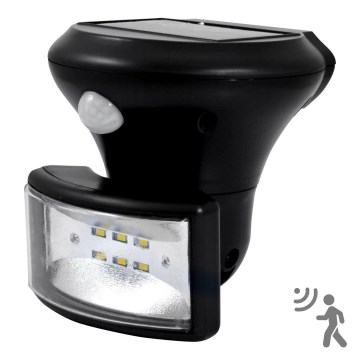 LED Solární reflektor se senzorem LED/5W/3,7V 2000 mAh IP44