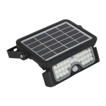 LED Solární reflektor se senzorem LED/5W/3,7V 4000K IP65