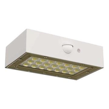 LED Solární reflektor se senzorem pohybu LED/3,7V 1200mAh 4000K IP65 bílá
