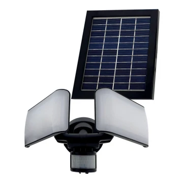 LED Solární venkovní reflektor se senzorem LED/20W/5,5V IP44