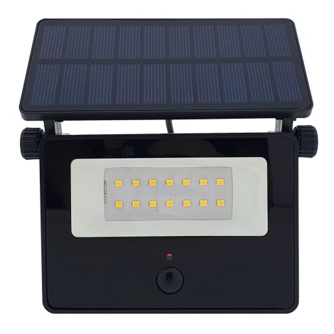 LED Solární venkovní reflektor se senzorem LED/2W/3,7V 4200K IP44