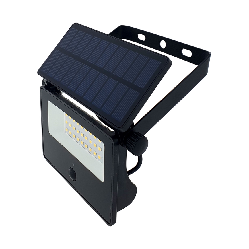 LED Solární venkovní reflektor se senzorem LED/5W/3,7V 4200K IP44