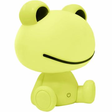 LED Stmívatelná dětská dotyková lampa FROG LED/2,5W/3,7V 1200 mAh