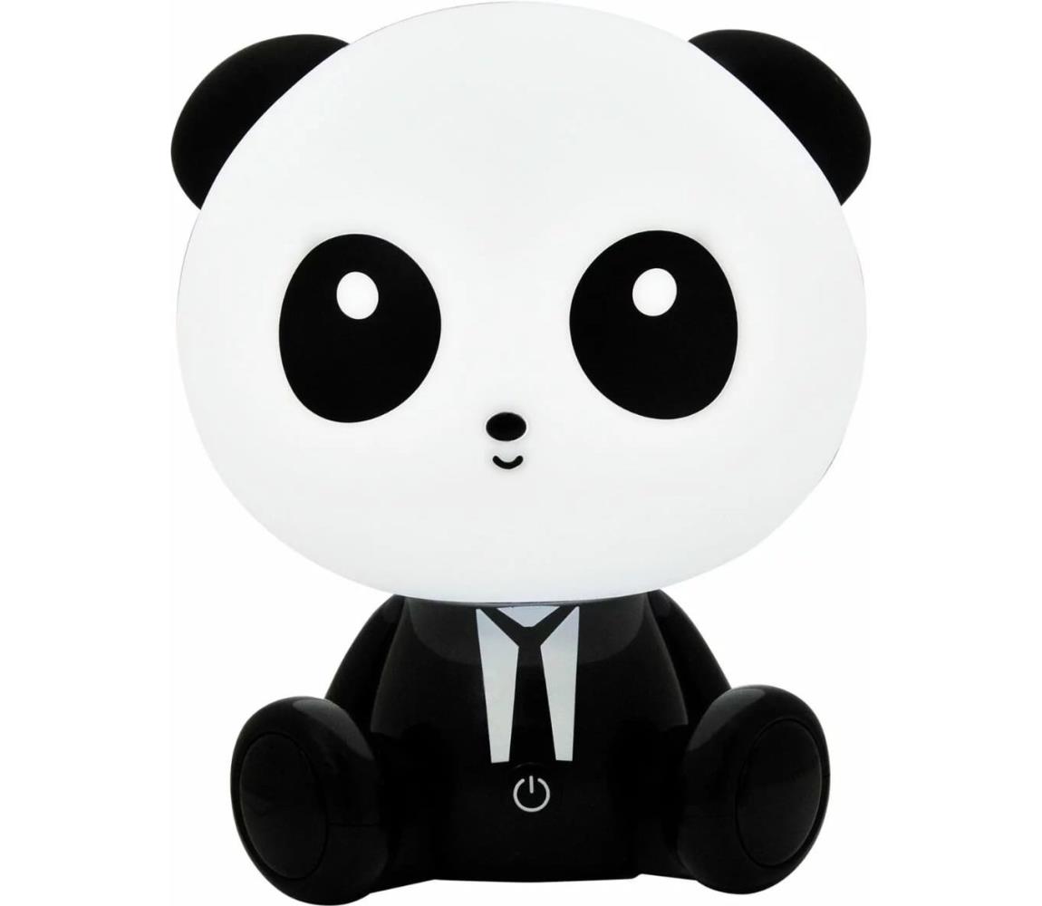 Polux LED Stmívatelná dětská dotyková lampa PANDA LED/2,5W/3,7V 1200 mAh SA2047