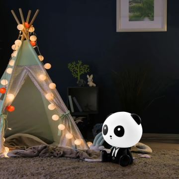 LED Stmívatelná dětská dotyková lampa PANDA LED/2,5W/3,7V 1200 mAh