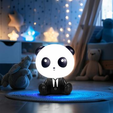 LED Stmívatelná dětská dotyková lampa PANDA LED/2,5W/3,7V 1200 mAh