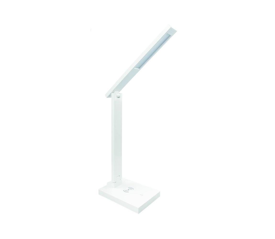 NEDES LED Stmívatelná dotyková lampa s bezdrátovým nabíjením LISA LED/5W/230V + USB ND3281