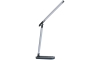 LED Stmívatelná dotyková stolní lampa MADERA LED/7W/230V USB černá