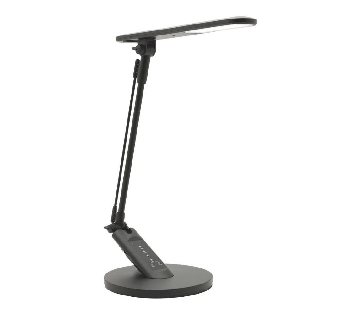 Polux LED Stmívatelná dotyková stolní lampa OPTIMUM LED/7W/230V 3000/4000/6000K černá SA1858