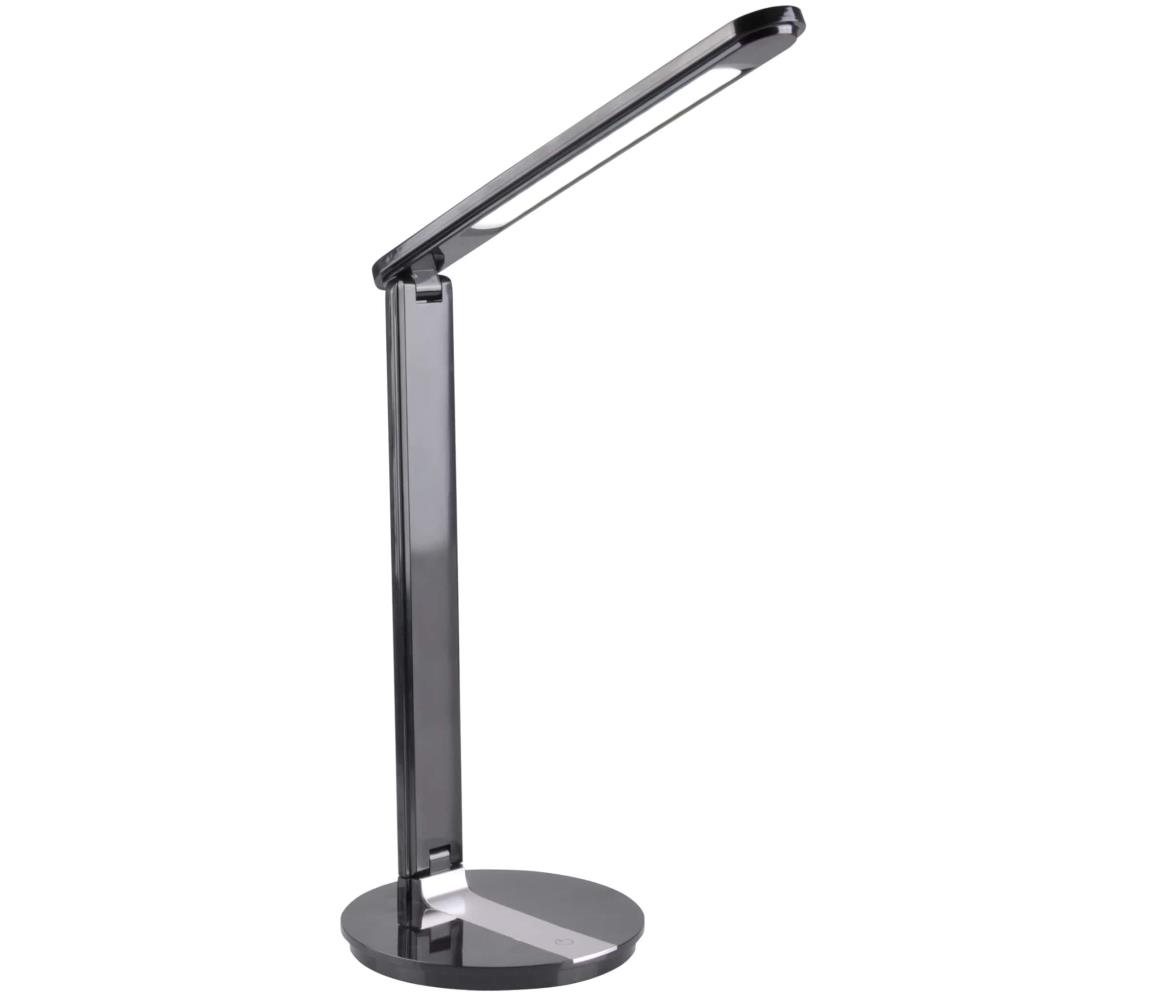 Polux LED Stmívatelná dotyková stolní lampa SERRA LED/8W/230V černá SA1585