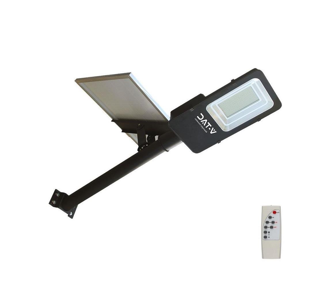 V-Tac LED Stmívatelná solární pouliční lampa HYBRID LED/50W/230V 4000K IP65 + DO VT1760