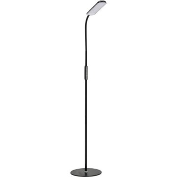 LED Stmívatelná stojací lampa TEILO LED/10W/230V 3000/4000/6500K černá + dálkové ovládání