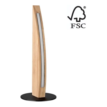 LED Stmívatelná stolní lampa DUBAI LED/4W/230V dub – FSC certifikováno