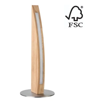 LED Stmívatelná stolní lampa DUBAI LED/4W/230V dub – FSC certifikováno