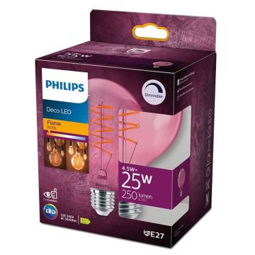 LED Stmívatelná žárovka DECO Philips G93 E27/4,5W/230V 1800K