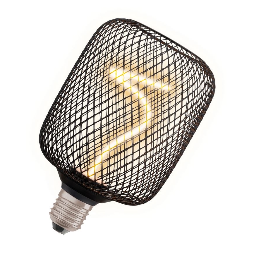 LED Stmívatelná žárovka DECOR FILAMENT E27/3,5W/230V 1800K černá - Osram
