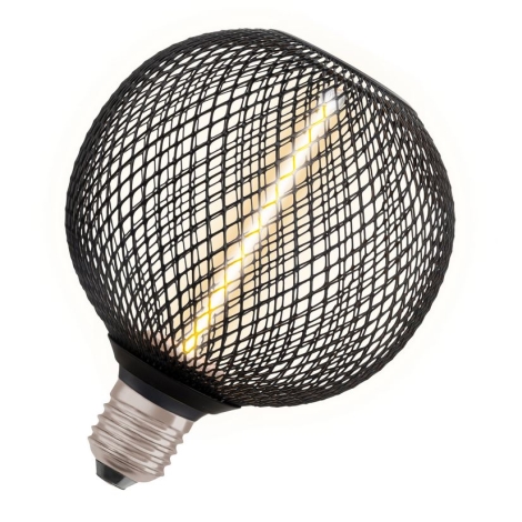 LED Stmívatelná žárovka DECOR  FILAMENT G125 E27/3,5W/230V 1800K černá - Osram