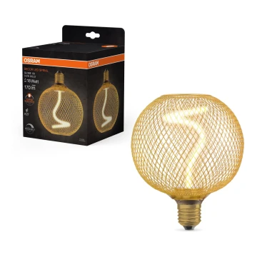 LED Stmívatelná žárovka DECOR FILAMENT G125 E27/3,5W/230V 1800K zlatá - Osram