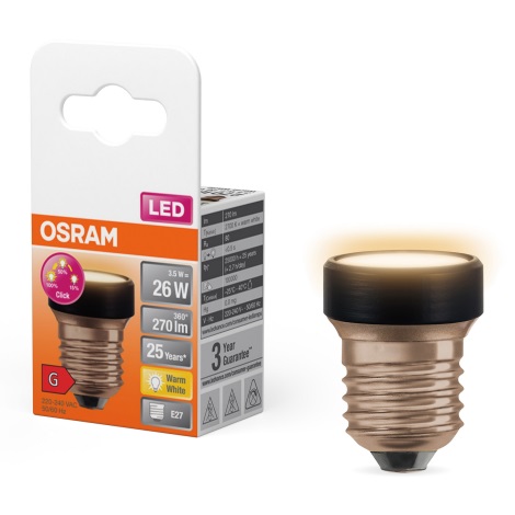 LED Stmívatelná žárovka E27/3,5W/230V 2700K - Osram