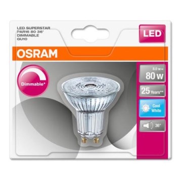 LED Stmívatelná žárovka GU10/8W/230V 4000K - Osram