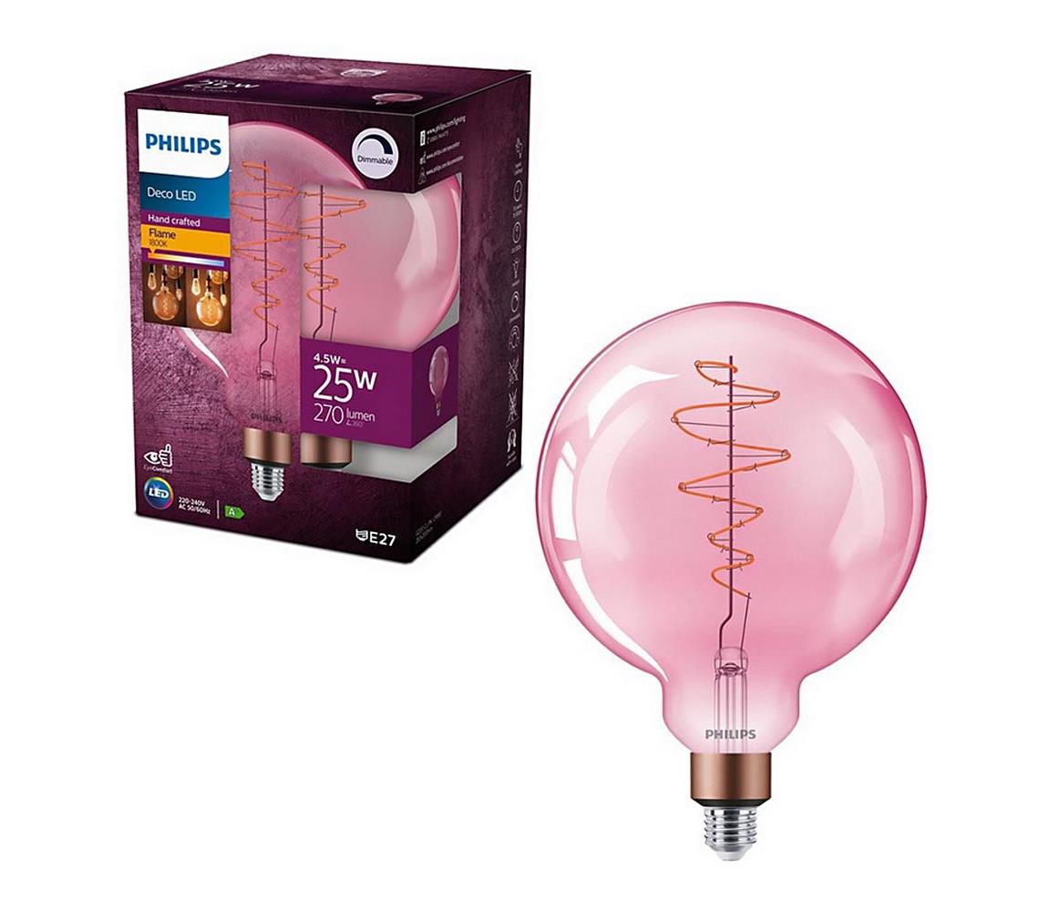 Philips LED Stmívatelná žárovka Philips DECO G200 E27/4,5W/230V 1800K 