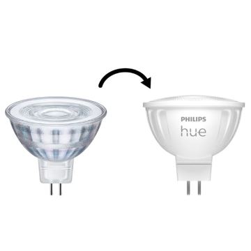 LED Stmívatelná žárovka Philips Hue White Ambiance GU5,3/MR16/5,1W/12V 2200-6500K