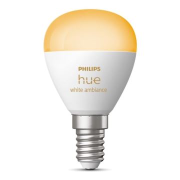 LED Stmívatelná žárovka Philips Hue WHITE AMBIANCE P45 E14/5,1W/230V 2200-6500K