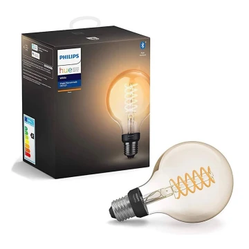 LED Stmívatelná žárovka Philips Hue WHITE FILAMENT G93 E27/7,2W/230V 2100K