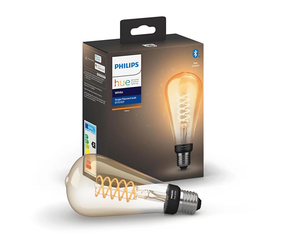 Philips LED Stmívatelná žárovka Philips Hue WHITE FILAMENT ST72 E27/7W/230V 2100K P3943