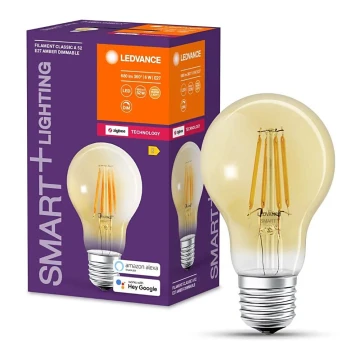 LED Stmívatelná žárovka SMART+ FILAMENT A55 E27/6W/230V 2400K - Ledvance