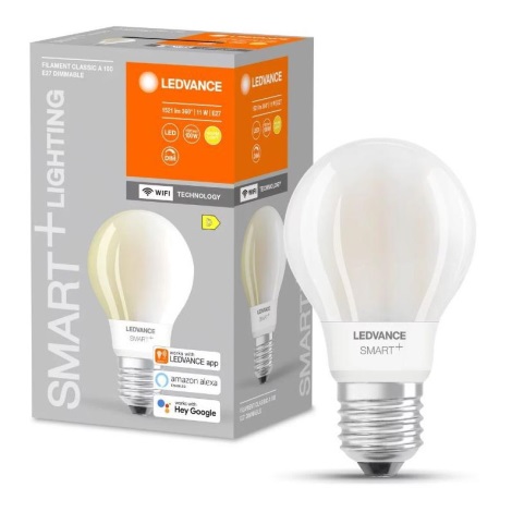 LED Stmívatelná žárovka SMART+ FILAMENT E27/11W/230V 2700K Wi-Fi - Ledvance