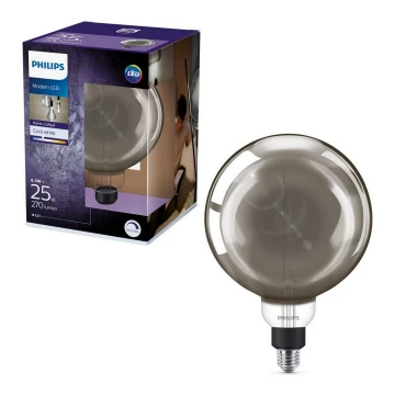 LED Stmívatelná žárovka SMOKY VINTAGE Philips G200 E27/6,5W/230V 4000K