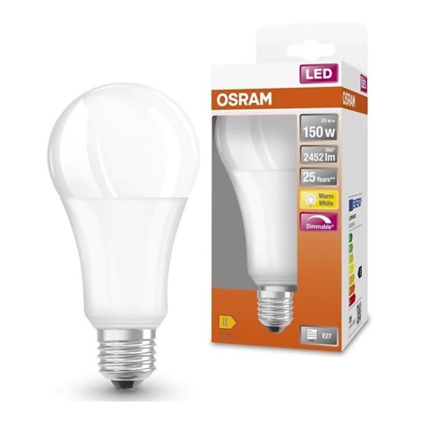 LED Stmívatelná žárovka SUPERSTAR E27/20W/230V 2700K - Osram